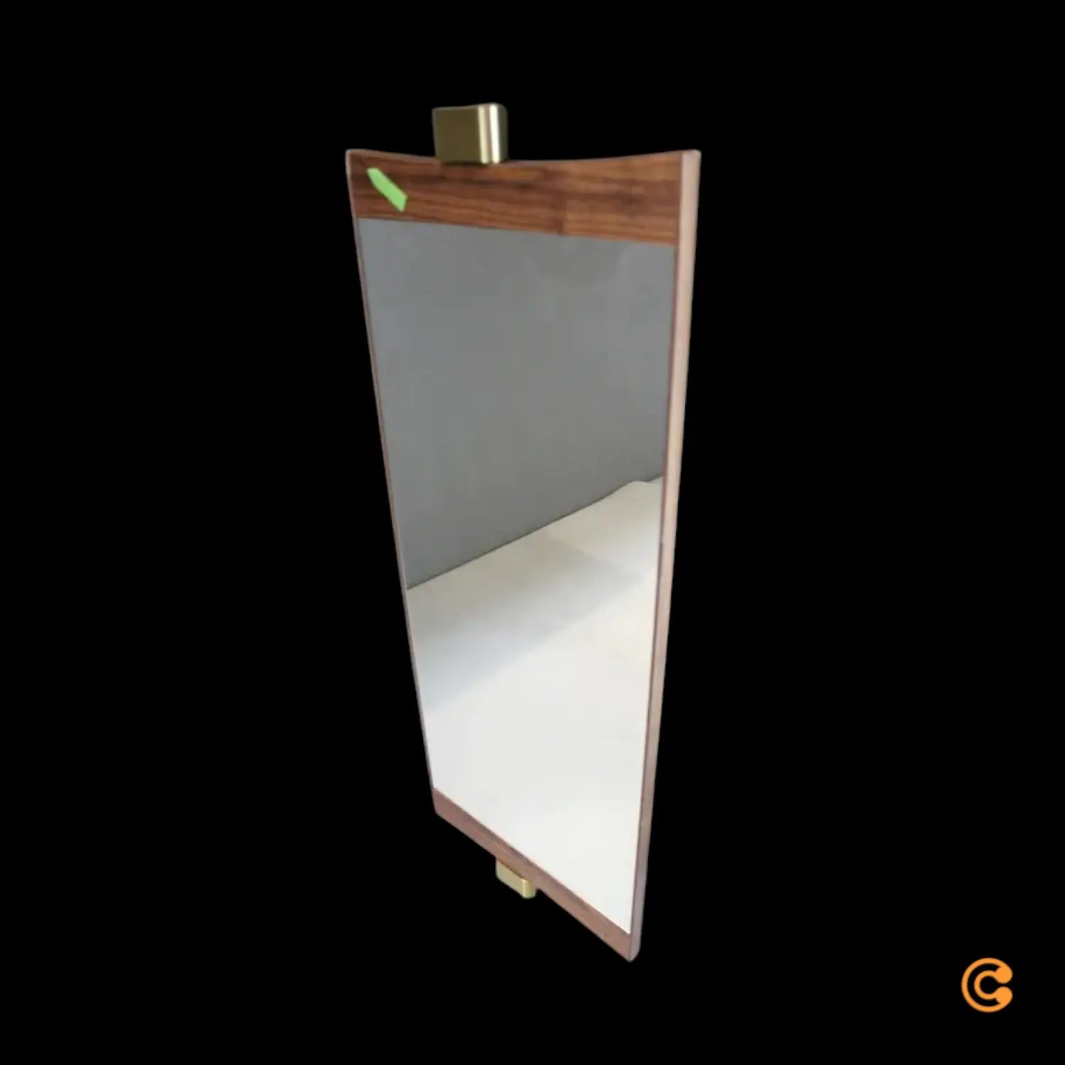 B-Ware Gubi Wandspiegel Spiegel Vanity Spiegelglas 74x28cm Walnuss Siehe Text/Foto - 5715015785426