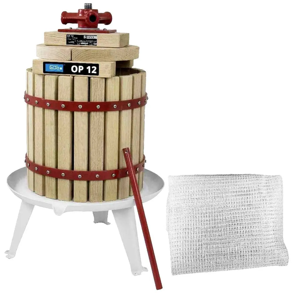 B-Ware Güde Obstpresse Mostpresse Holz Rot 12 L Op12 Apfelpresse Presskorb Siehe Text - 4015671300034