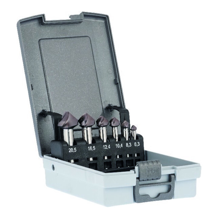 Gühring Kegelsenker Set Entgratsenker Spyro Tec Hsco Ti Al N Zylindrisch 25mm    B-Ware