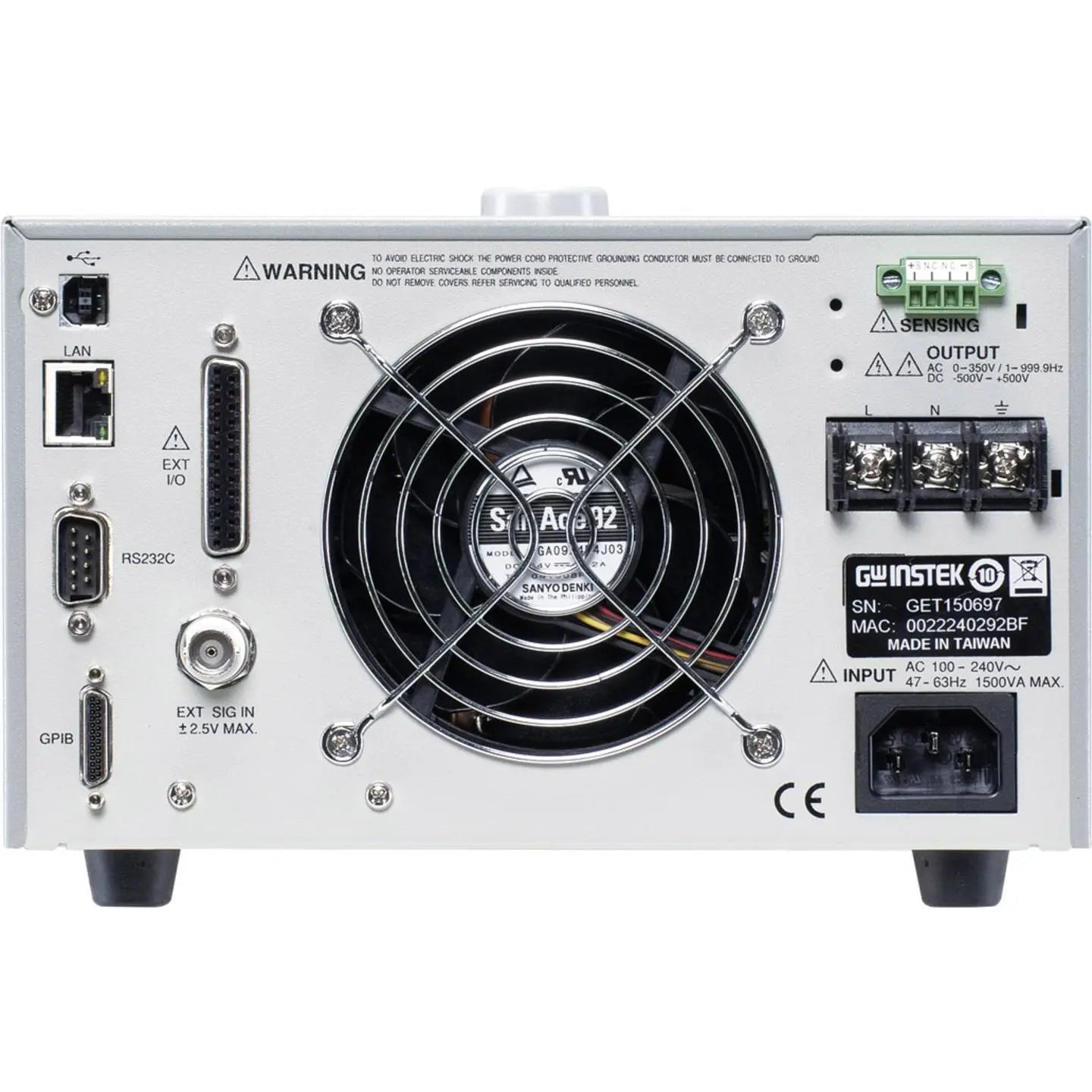 B-Ware Gw Instek Labornetzgerät Netzteil Asr 2100 R 1000 W 1 Ausgang Gpib Rs232 - 4713008678343