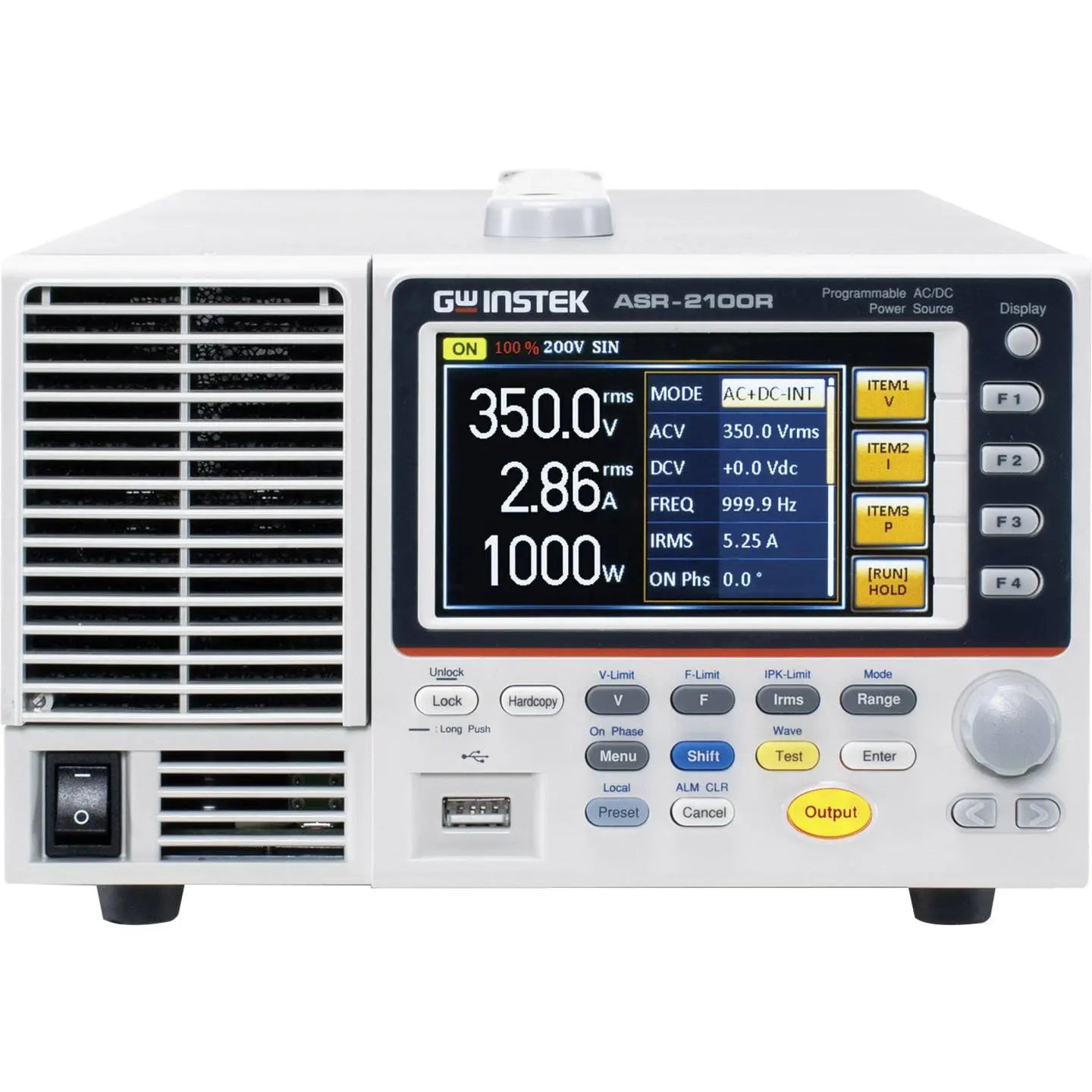 B-Ware Gw Instek Labornetzgerät Netzteil Asr 2100 R 1000 W 1 Ausgang Gpib Rs232 - 4713008678343