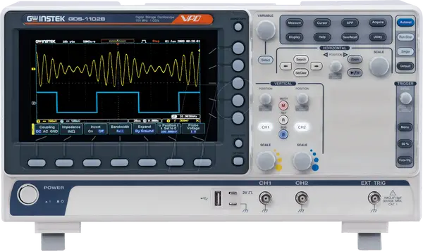 B-Ware Gw Instek Gds 1102 B Digital Oszilloskop 100 M Hz 1 G Sa/S 10 Mpts 8 Bit 1 St. - 4719692508164