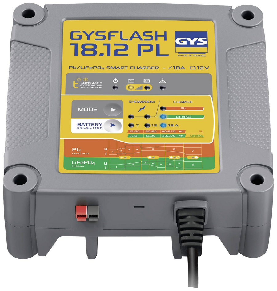 Gys Ladegerät Automatikladegerät Gysflash 18.12 Pl Fahrzeug Batterie 12 V Profi B-Ware - 3154020026926