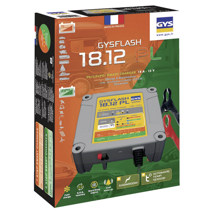 Gys Ladegerät Automatikladegerät Gysflash 18.12 Pl Fahrzeug Batterie 12 V Profi B-Ware - 3154020026926