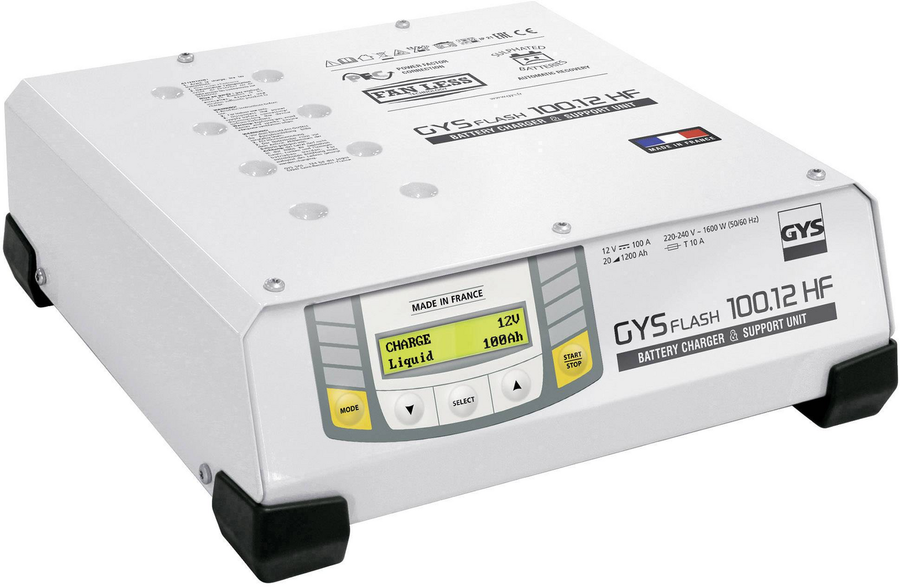 Gys Gysflash 100.12 Hf 029071 Automatikladegerät 12 V 100 A Siehe Text/Foto C-Ware - 3154020029071