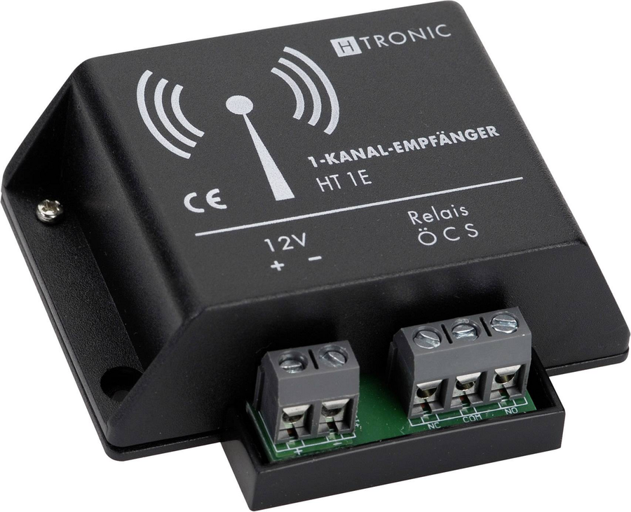 H Tronic Ht1 E Funkempfänger 1 Kanal Funk Empfänger Frequenz 868.35 M Hz 12 V/Dc   B-Ware - 4260003173675