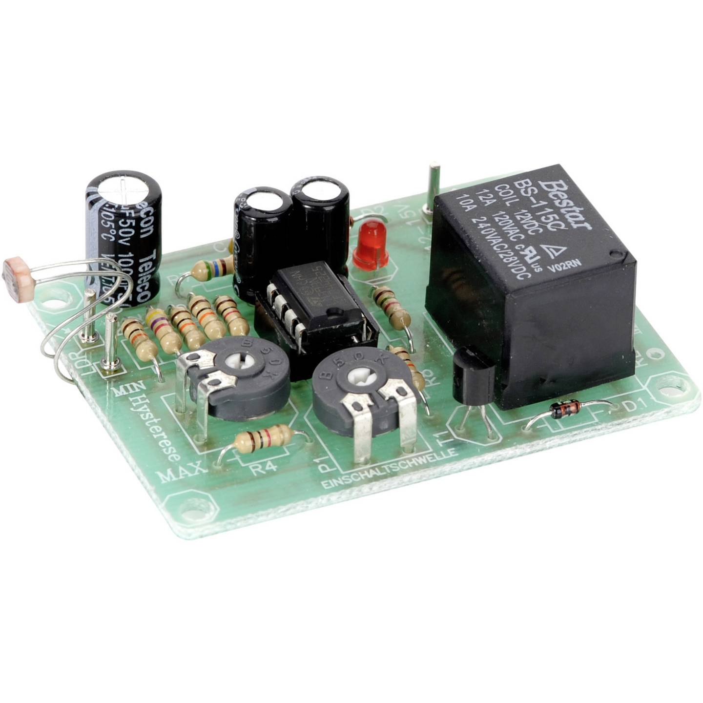 H-Tronic Dämmerungsschalter Bausatz 12 V/DC Schaltkontakt: 1 x U Bausatz - 4016138191301