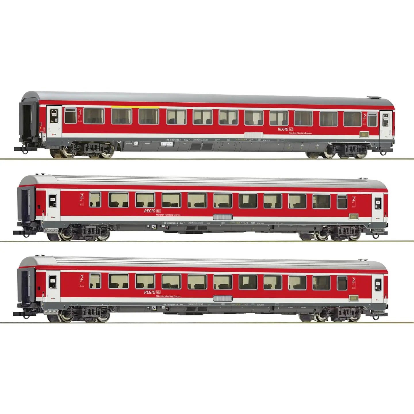 B-Ware Roco 6200096 H0 3er Set Zug Garnitur Regio München Nürnberg Express Db Ag - 9005033071011