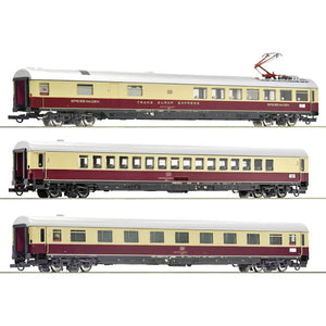 B-Ware Roco Personenwagen Wagenset Schnellzugwagen Speisewagen Großraumwagen