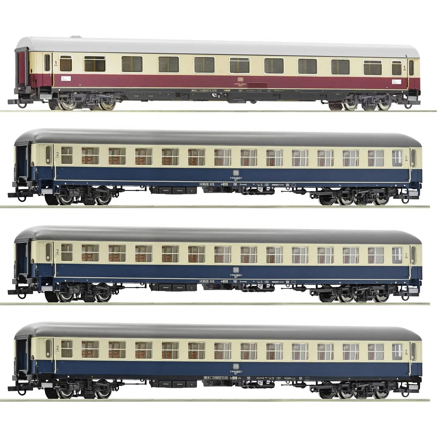 B-Ware Roco Wagenset Schnellzugwagen Personenwagen Set Ic 511 Chiemgau Db H0 4er Set - 9005033076160