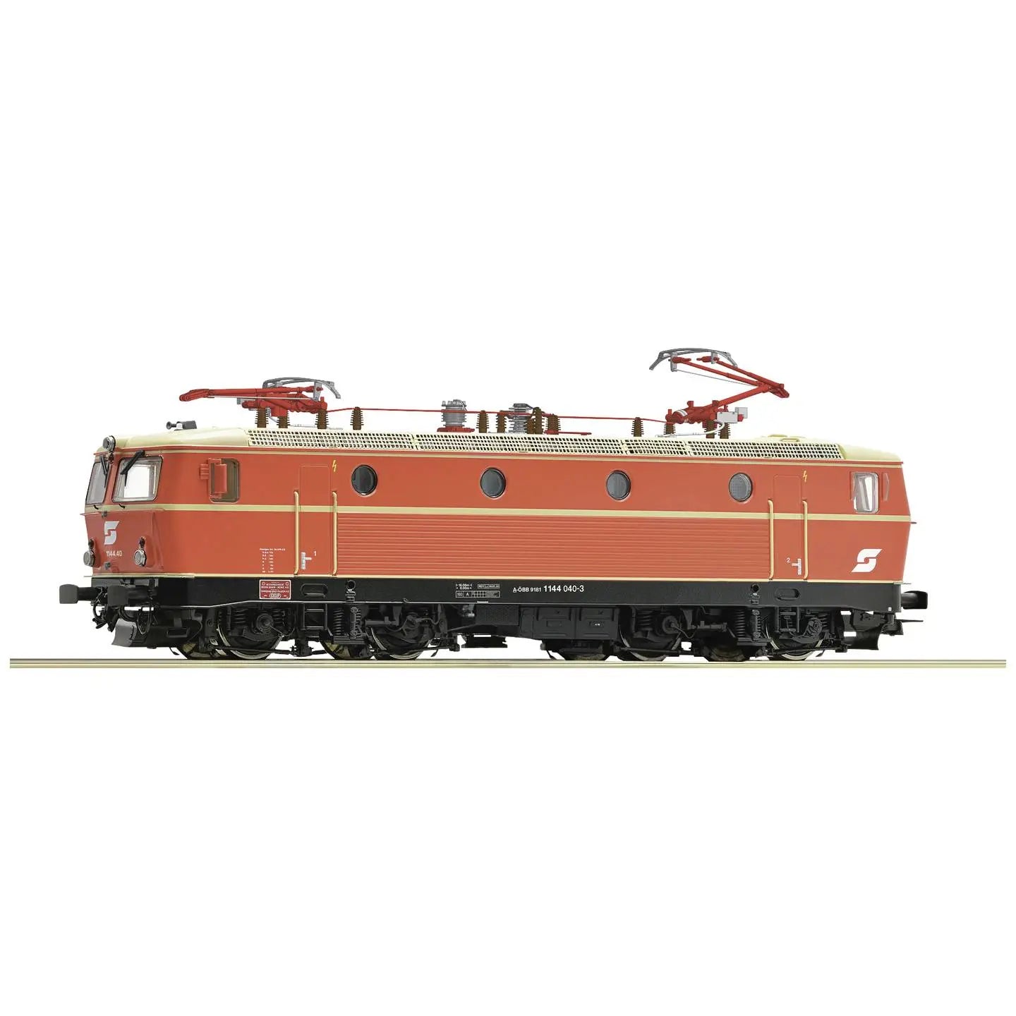 B-Ware Roco Lokomotive Elektrolok Modellbahn H0 öbb 1144 Blutorange Sound - 9005033064327