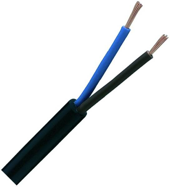 H03 Vv F 2x0,75 Rg100w Neut 100 M Pvc Schlauchleitung Leitung B-Ware