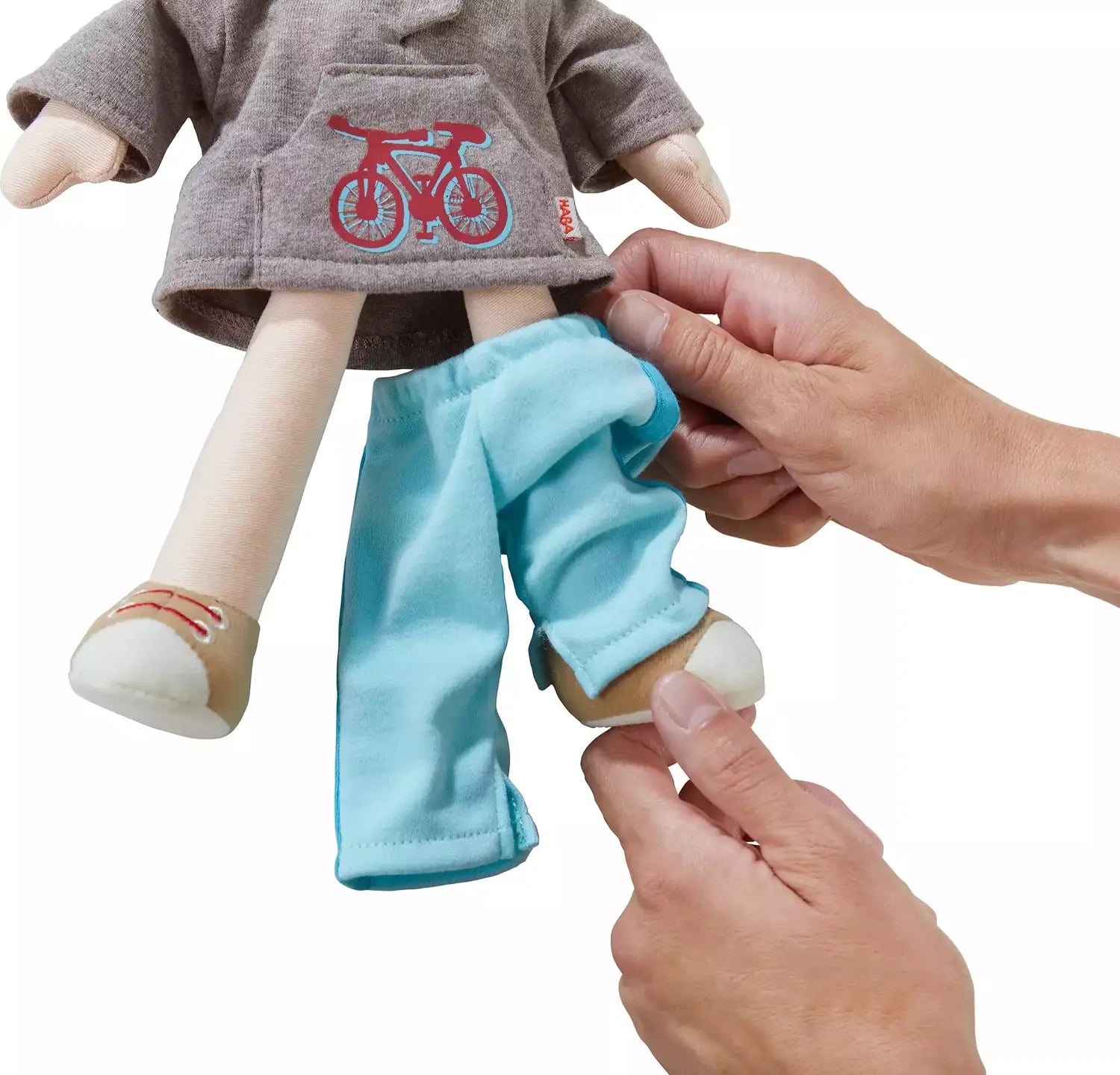 B-Ware Haba Stoffpuppe Puppe Kuschelpuppe Lian 30 Cm Braun Ab 18 Monaten Puppenkleidung - 4010168260068