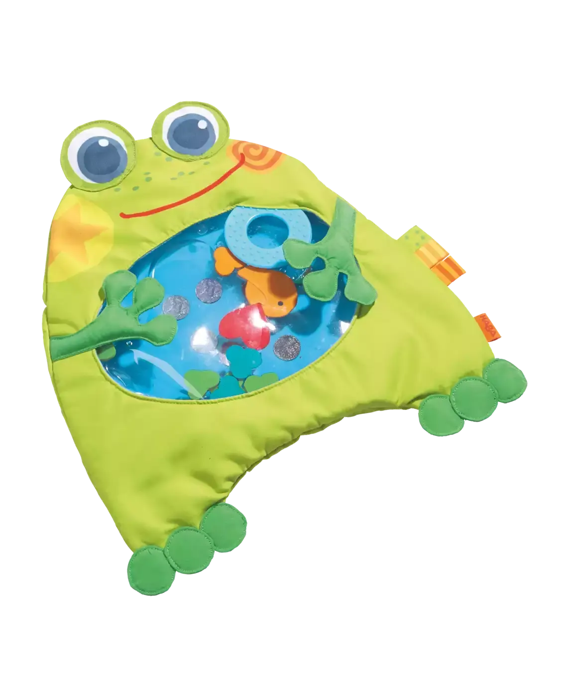 B-Ware Haba Spielmatte Wassermatte Krabbelmatte Frosch Motorikmatte Baby Stoff Beißring - 4010168208008