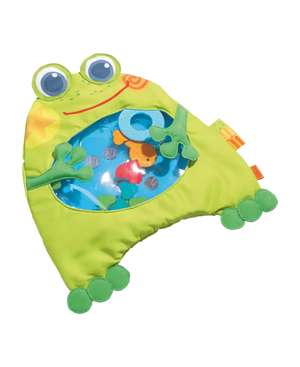 B-Ware Haba Spielmatte Wassermatte Krabbelmatte Frosch Motorikmatte Baby Stoff Beißring