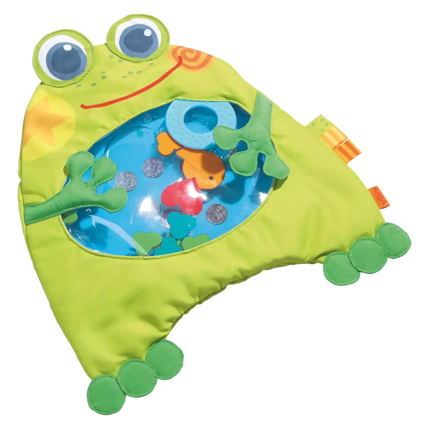 B-Ware Haba Spielmatte Wassermatte Krabbelmatte Frosch Motorikmatte Baby Stoff Beißring - 4010168208008