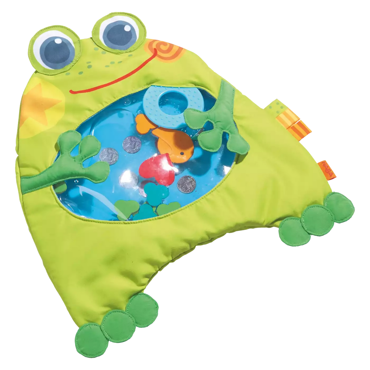 HABA Spielmatte Wassermatte Krabbelmatte Frosch Motorikmatte Baby Stoff Beißring - 4010168208008