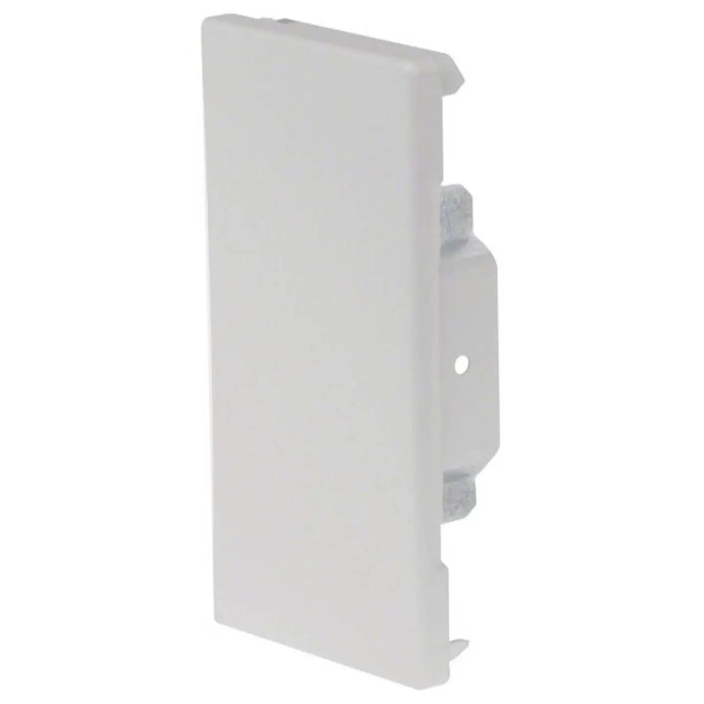 B-Ware Hager Endstück Abschlussstück Endkappe Grau Stahl 130mm X 68mm Ral7035 - 4012740217767