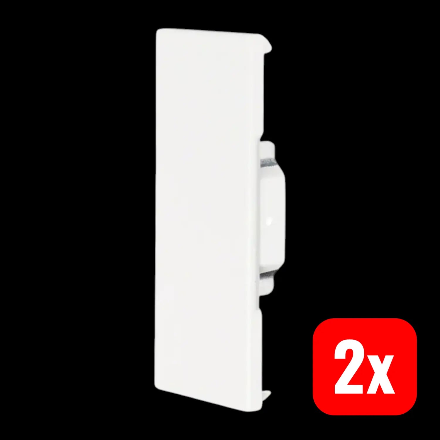B-Ware Hager Endstück Abschlussstück Kabelkanal Endteil Installation170x68 Mm 2 Stück - 4012740989695
