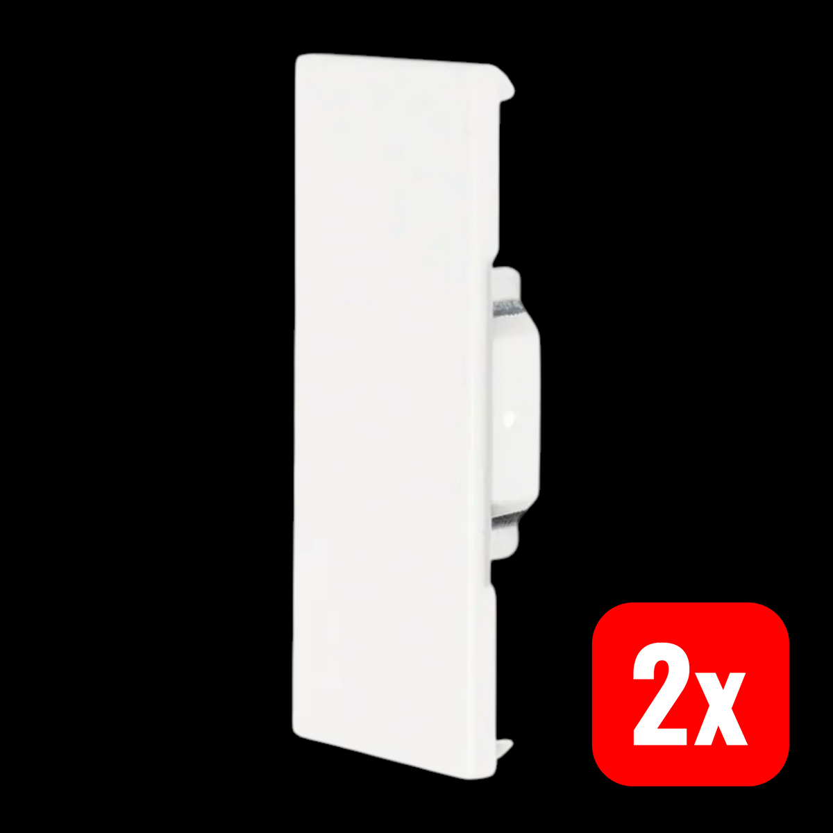 Hager Endstück Abschlussstück Kabelkanal Endteil Installation170x68 mm 2 STÜCK - 4012740989695