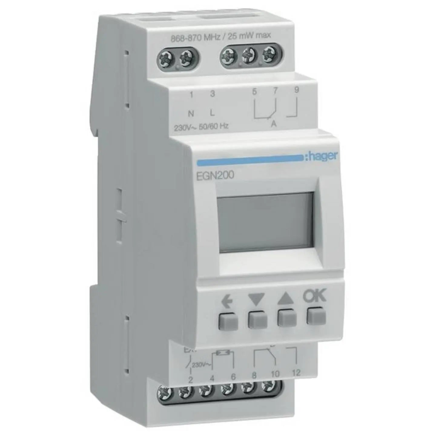 B-Ware Hager Egn200 Hutschienen Zeitschaltuhr Analog Hutschienen Montage Uhr Schaltuhr - 3250617579919