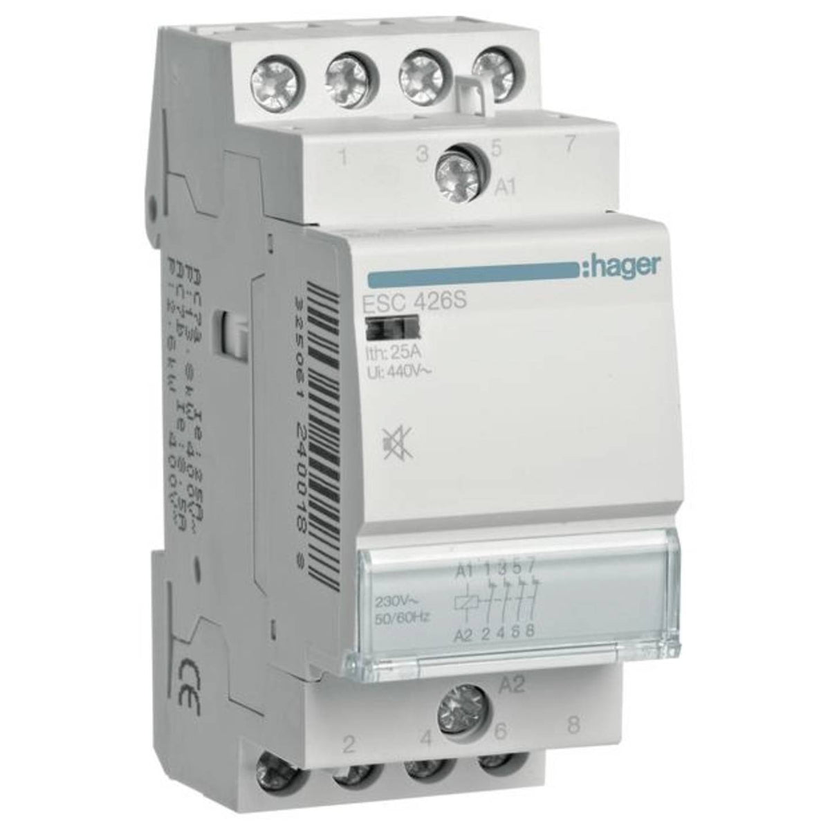 Hager ESC426S Installationsschütz Schütz 25A br - 3250612400188