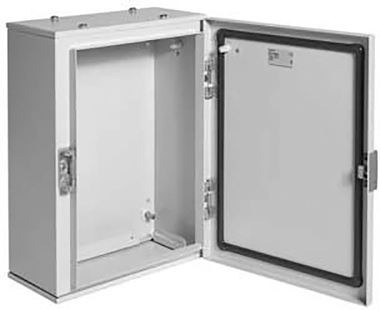 Hager Fl106 A Schrank Gehäuse Verteiler Stahl Lichtgrau Ral 7035 300x400x160 1 St B-Ware - 3250610674024