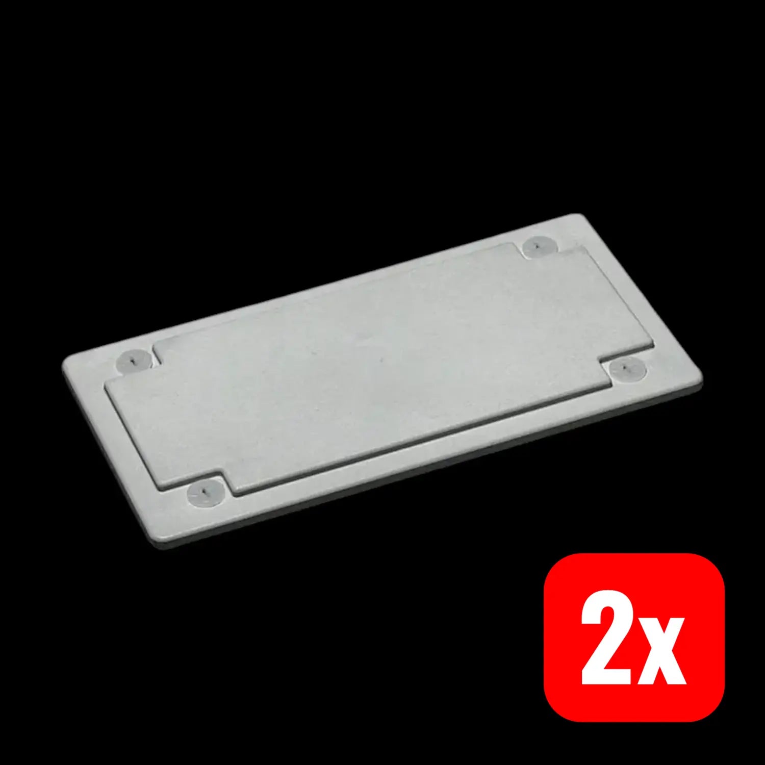 B-Ware Hager Leitungseinführung Leitungseinlass Fz404 Blind Gerade 141 X 92 Mm 2 Stück - 3250612764044
