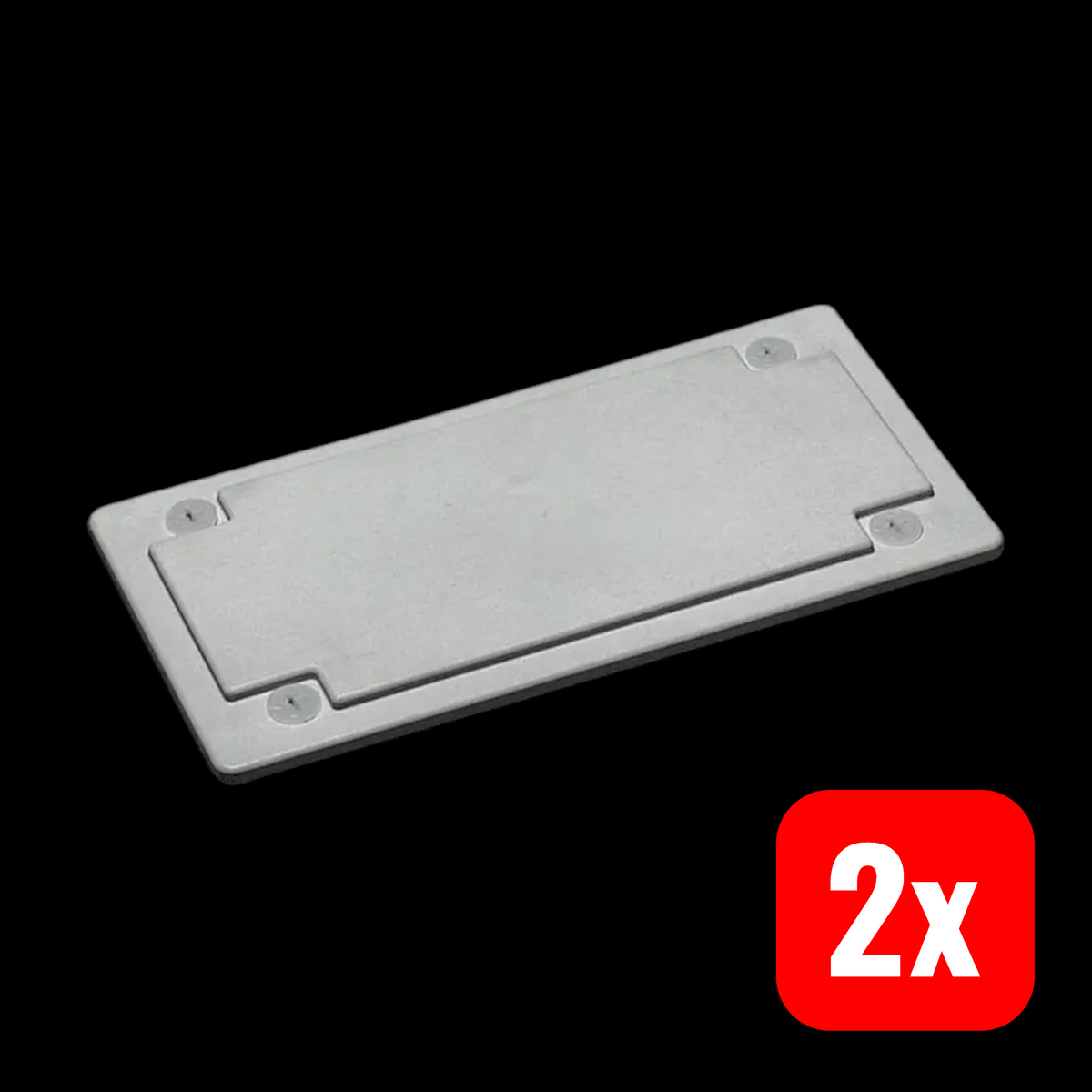 Hager Leitungseinführung Leitungseinlass FZ404 blind gerade 141 x 92 mm 2 STÜCK - 3250612764044