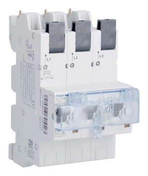 B-Ware Hager Hauptleitungsschutzschalter Sammelschiene Quick Connect 35 A 400 V Schalter