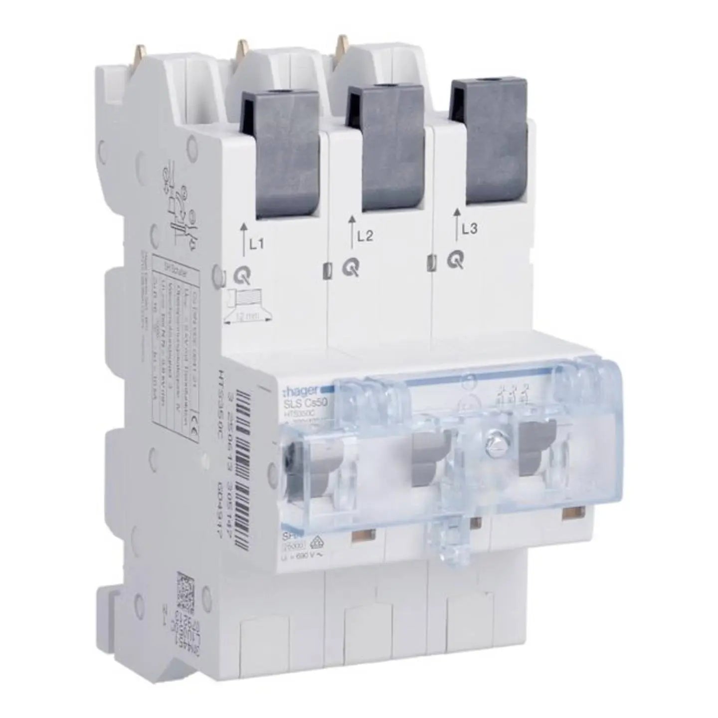 B-Ware Hager Hauptleitungsschutzschalter Sls Schalter Schutzschalter 50 A 400 V - 3250613305147