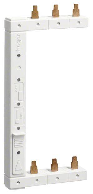 Hager Kcl363 L Phasenschiene Stromschiene Braun Blau 3polig 1 St B-Ware - 3250613730246