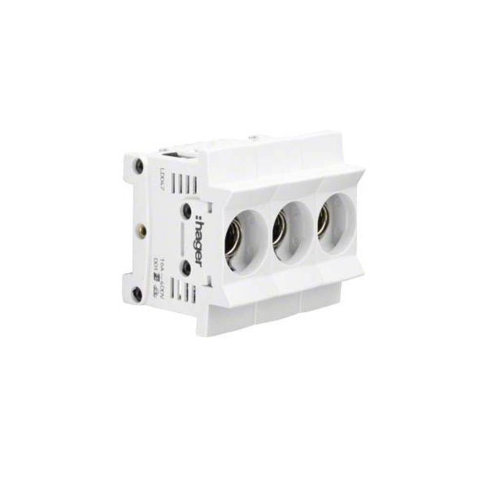 B-Ware Hager Sicherungsunterteil Ld047 Verteilerschranktechnik Verteilerschrank 4 Stück - 3250614040023
