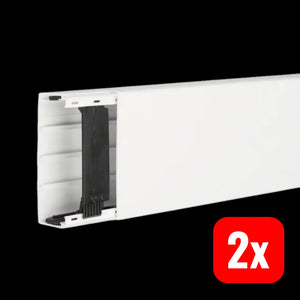B-Ware Hager Kabelkanal Leitungskanal Kabelkanal Lf4011009016 2000x110x40mm 2m 2 Stück