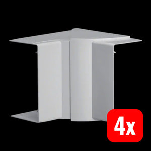 B-Ware Hager Innenecke Ecke Inneneck Führung Kabelkanal Lichtgrau 110 X 60 Mm 4 Stück