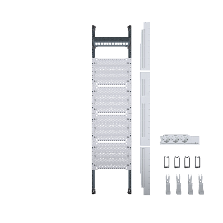 Hager Komplettfeld Multimediafeld Univers Z Zählerschrank 1feld Ohne Patchmodule B-Ware - 3250616161061