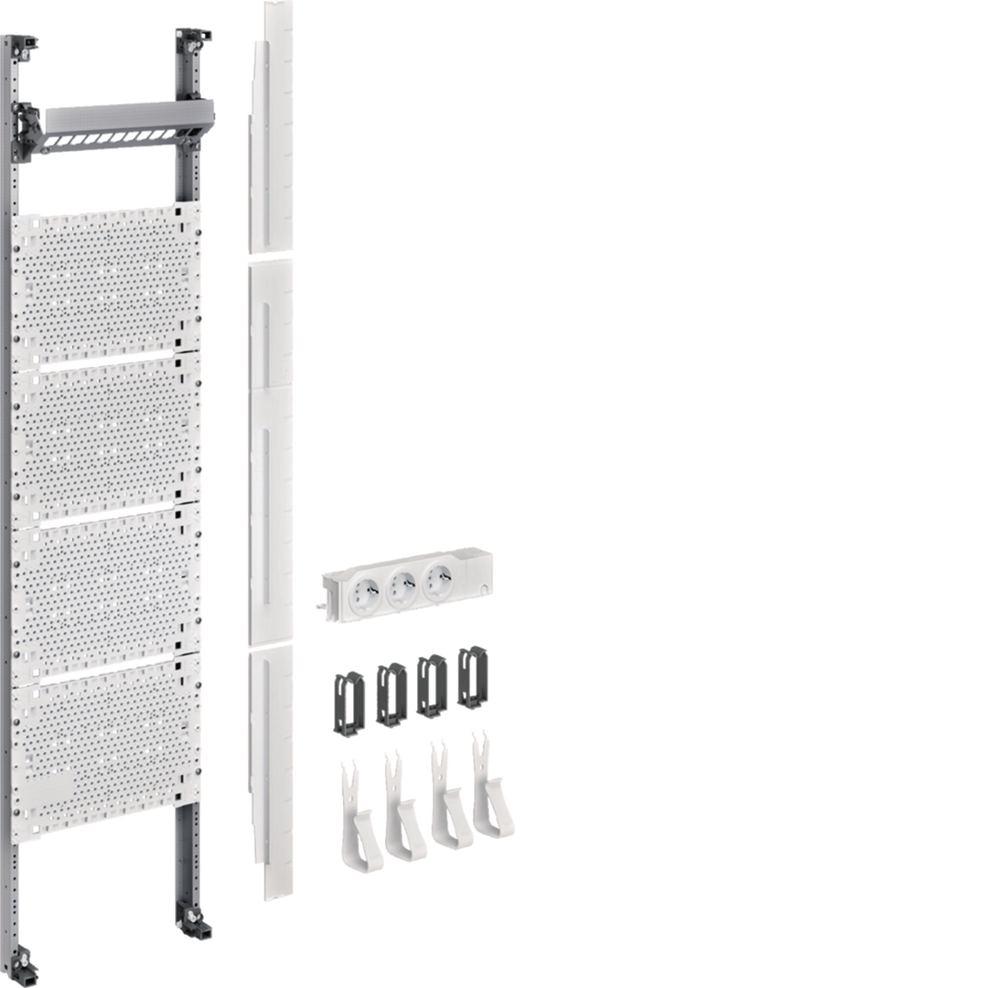 Hager Komplettfeld Multimediafeld Univers Z Zählerschrank 1feld Ohne Patchmodule B-Ware - 3250616161061