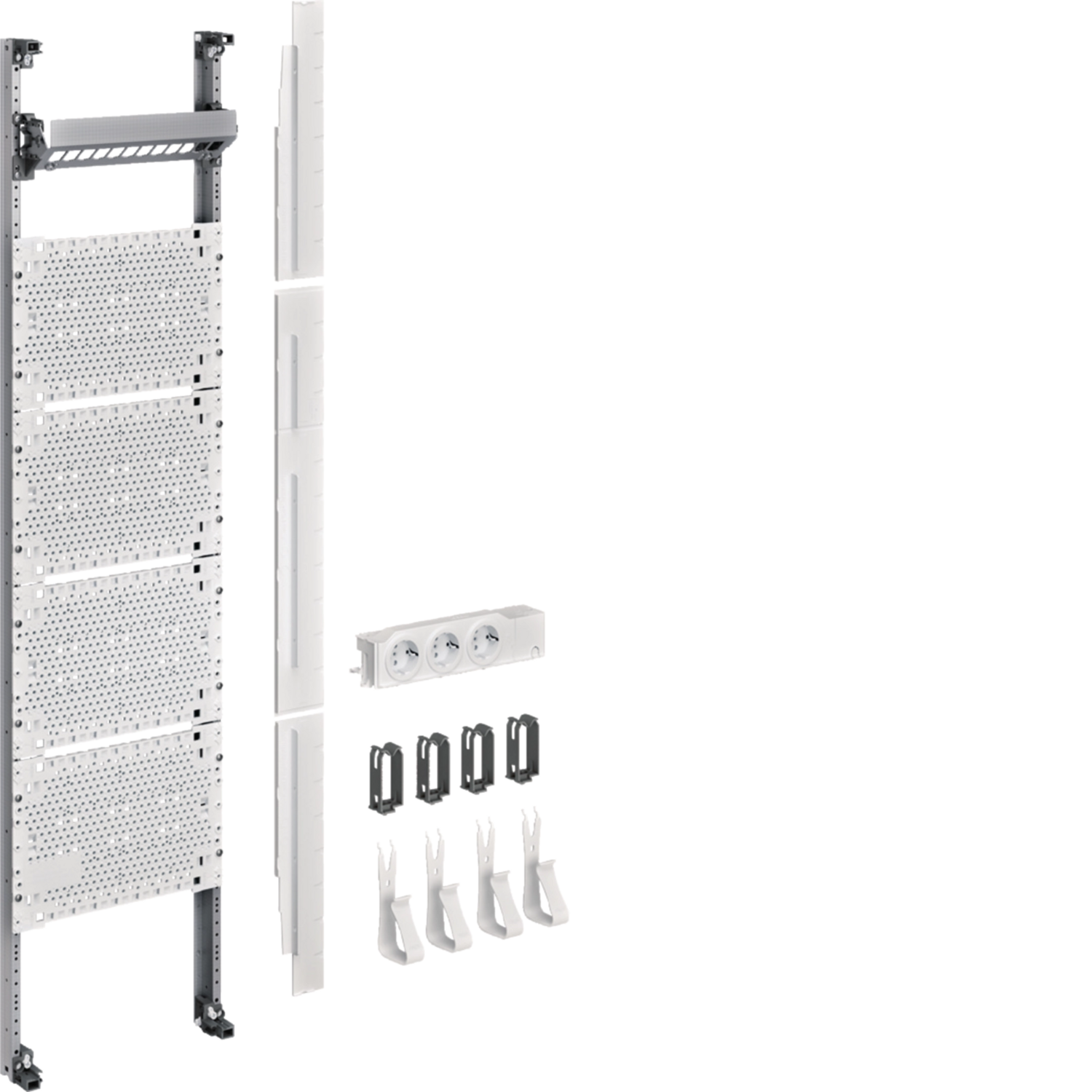 Hager Komplettfeld Multimediafeld Univers Z Zählerschrank 1feld Ohne Patchmodule B-Ware - 3250616161061