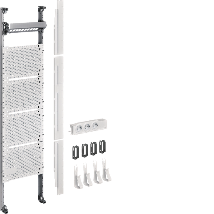 Hager Komplettfeld Multimediafeld Univers Z Zählerschrank 1feld Ohne Patchmodule B-Ware - 3250616161061