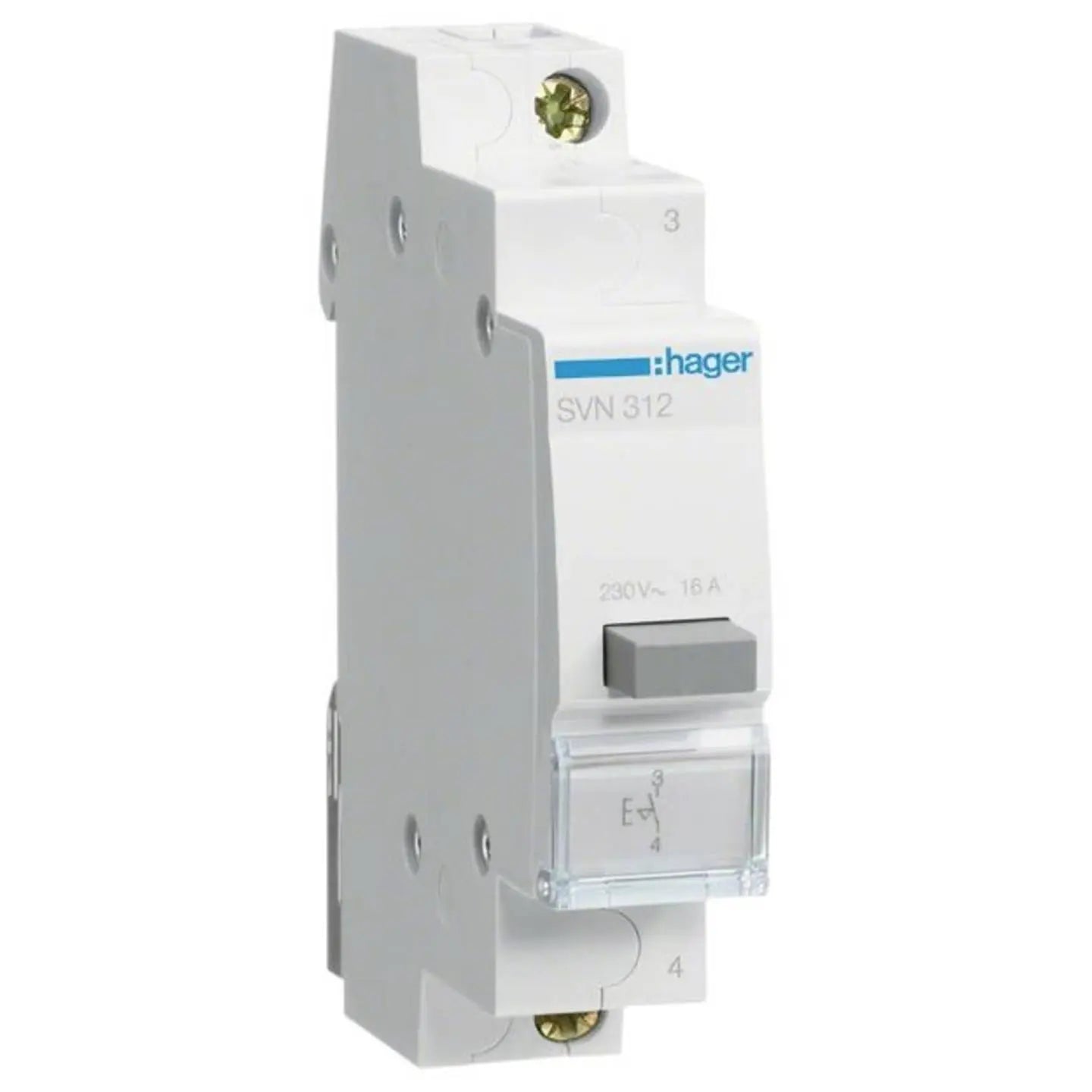 B-Ware Hager Druckschalter Taster Schalter 16 A 230 V Ac Din En 60947 5 1 Svn312  - 3250615721778