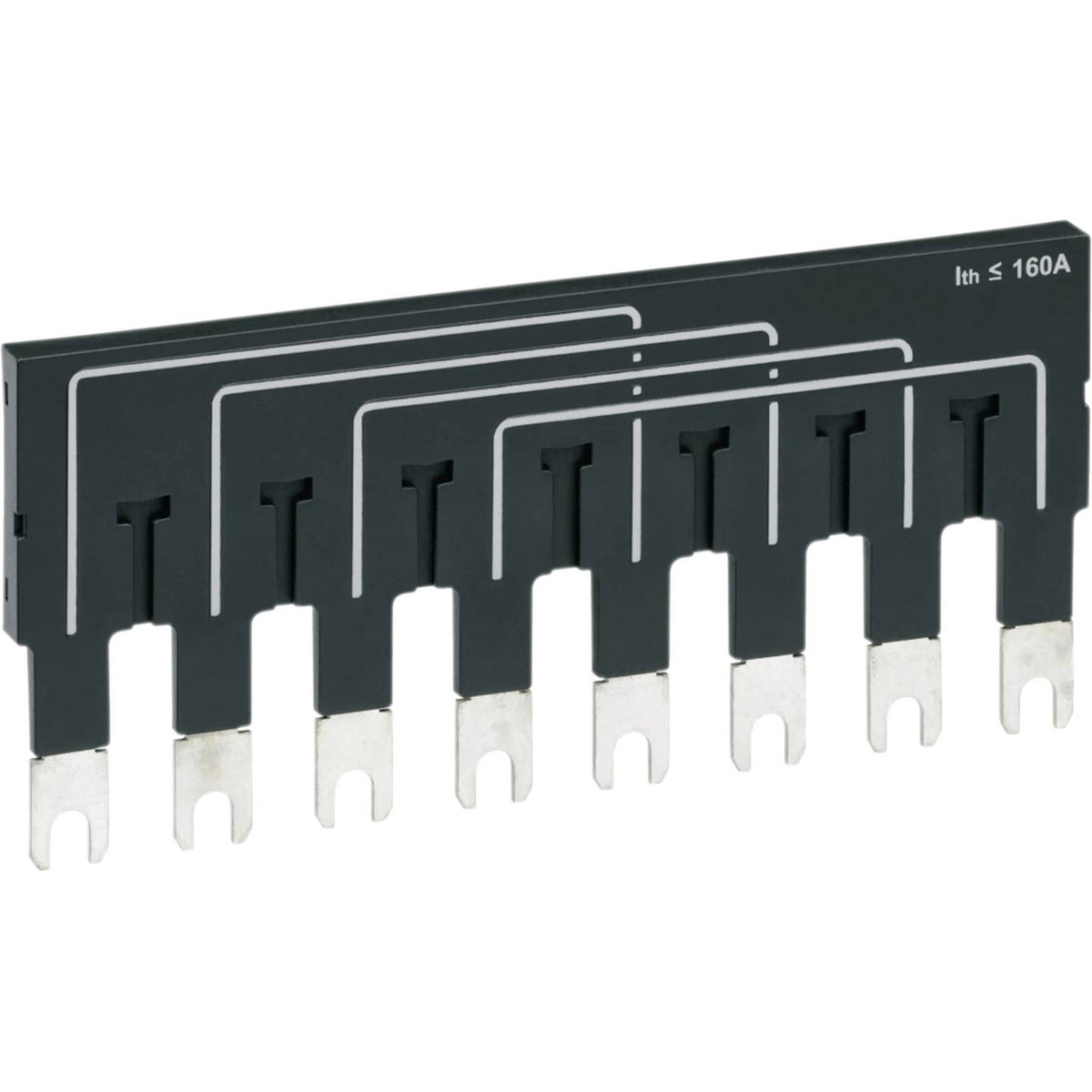 Hager Überbrückungsschienen Verbinder HZI401 Überbrückungsschiene 2x4P 160A - 3250613362942