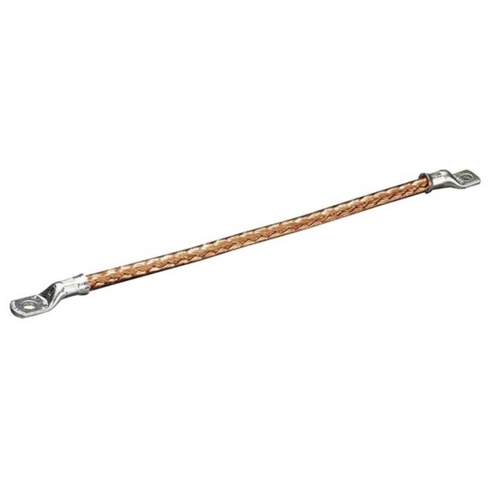 Hager Erdungsleitung Univers N 25 Mm² Länge 300mm Beidseitig Kabelschuh 6/8mm  B-Ware - 3250616360099