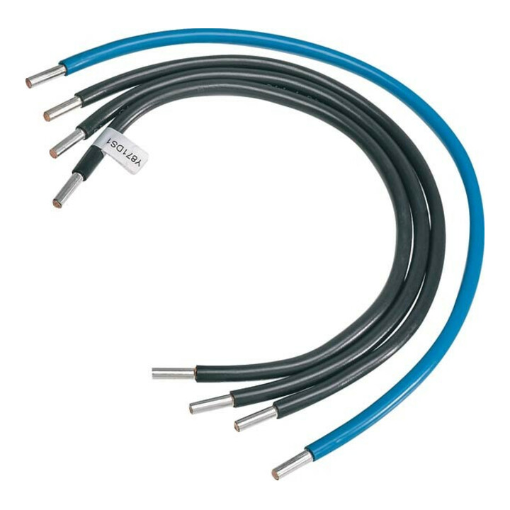 B-Ware Hager Zugangskabelbaum Kabelsatz Stromkabel 16qmm 4polig Schwarz Blau - 3250617851756