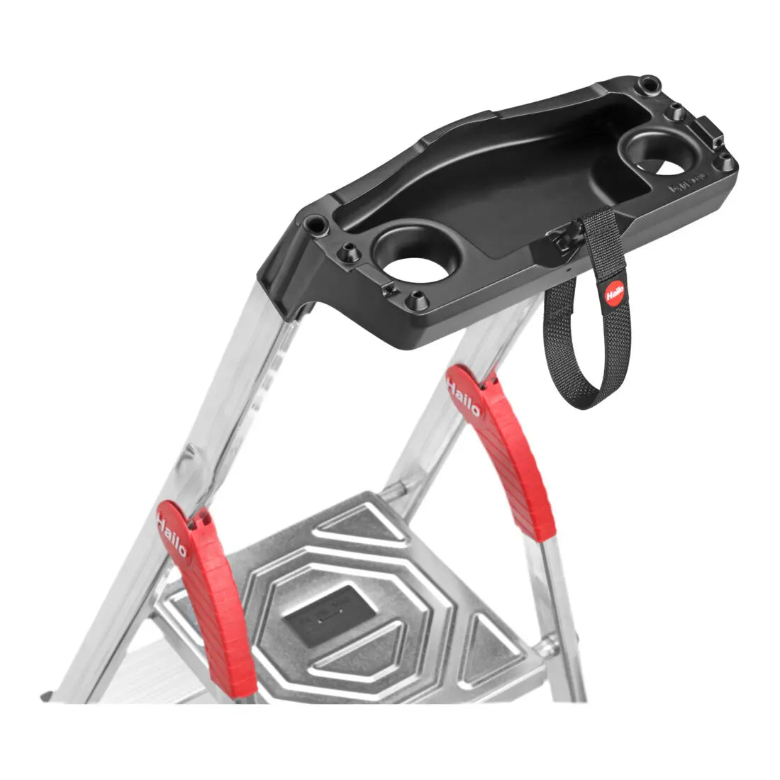 B-Ware Hailo Stehleiter Klappleiter L80 Comfort Line Alu 5 Stufen Siehe Text/Foto - 4007126023940