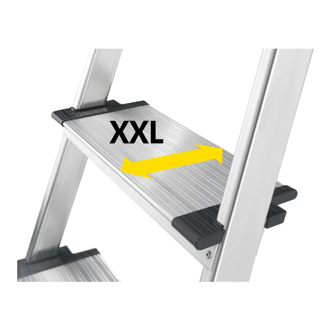B-Ware Hailo Stehleiter Klappleiter L80 Comfort Line Alu 5 Stufen Siehe Text/Foto - 4007126023940