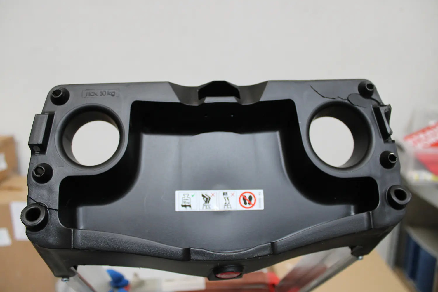 B-Ware Hailo Stehleiter Klappleiter L80 Comfort Line Alu 5 Stufen Siehe Text/Foto - 4007126023940