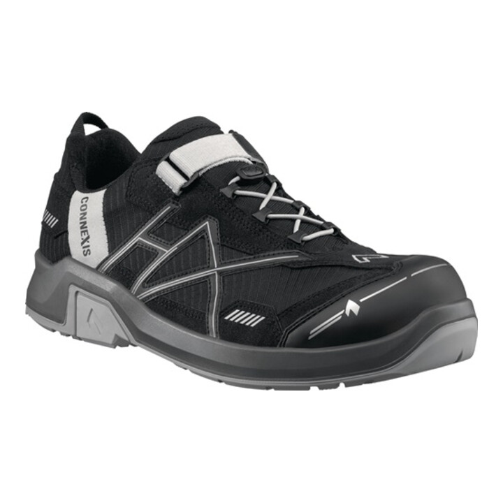 Haix Sicherheitsschuh Arbeitsschuh Connexis Low Gr8 42 Schwarz Silber S1 P Hro B-Ware - 4044465372216
