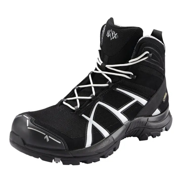 B-Ware Haix Sicherheitsstiefel Arbeitsschuhe Black Eagle 40.1 Mid S3 Schwarz Größe 45 - 4044465252174