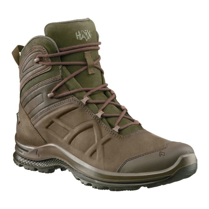 HAIX Stiefel Boots BLACK EAGLE Schuh Nature GTX MID Braun Grün Unisex Größe 42 - 4044465360848