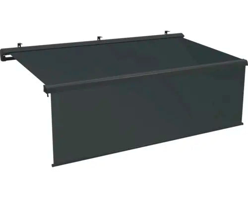 B-Ware Markise Sonnenschutz Balkon Terrasse Vernazza Halbkassettenmarkise Anthrazit - 4306516022632